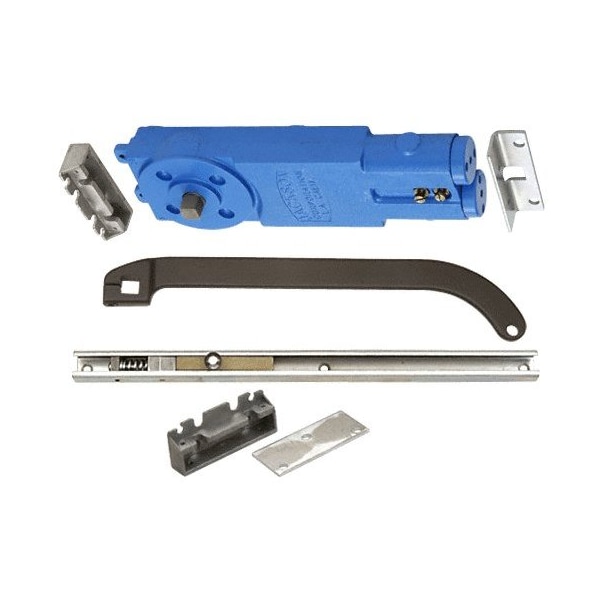 Adjustable Spring Power Multi Size 105DegNo Hold Open Overhead Concealed Closer W/ S Offset Slide